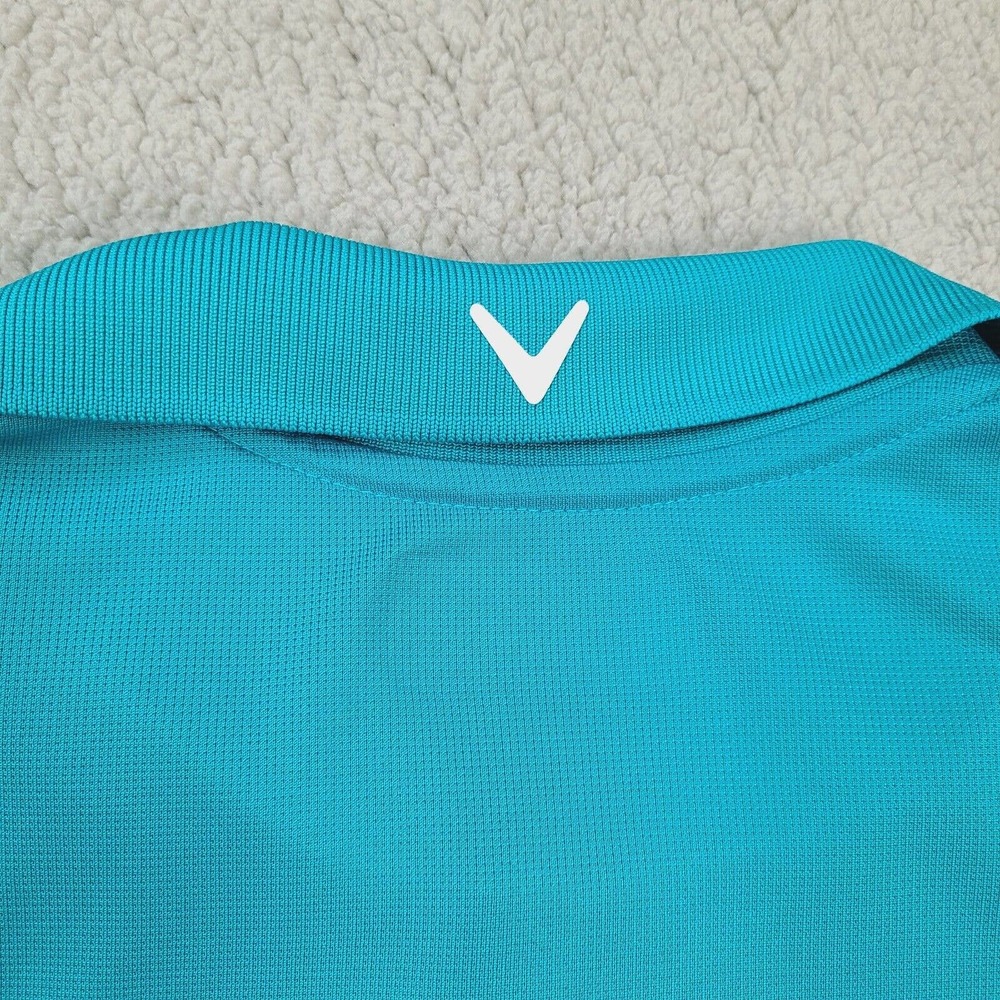 Callaway Golf Polo Shirt Men's XL Blue Teal Opti-Dri Weston Hills Country Club - Picture 9 of 12